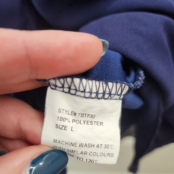 Navy Blue TOBI Dress Large Empire Waist - Picture 3 of 4